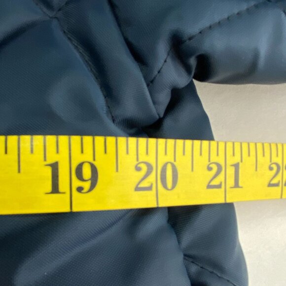 Vintage Dickson Industries Quilted Puffer Jacket Men M Navy Blue - Picture 6 of 8